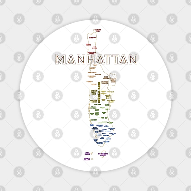 NYC Manhattan Pride Magnet by TandB